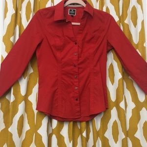 Express Button Down Blouse